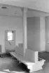 Väntsalen i Mantorps gamla stationshus dokumenterad inför byggnadens rivning 1993.