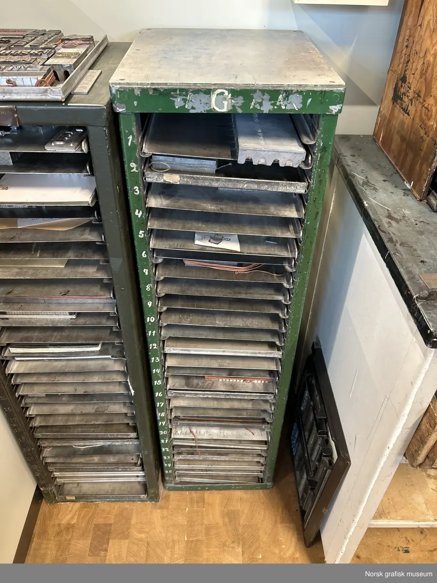 Funksjon: Oppbevaring av sats til trykking og avlegging