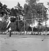 Idrottstävlingar på Värendsvallen, 1944.
Höjdhoppning för herrar.