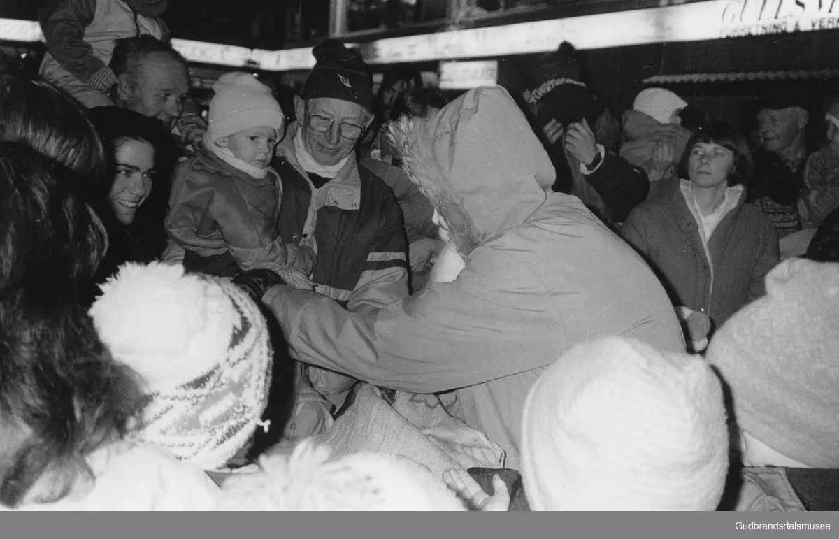 Julegateåpning på Dombås i 1990