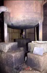 Medföljande text: "Oljecistern utvändigt, guidad tur med Osl