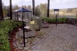 Medföljande text: "Nya kyrkogården, sept, proj. Symboler kri