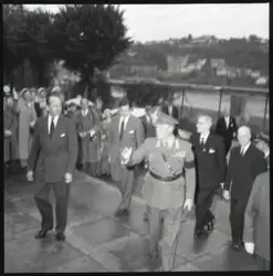 Kong Olav på besøk 19/9 1958
Union bruk
Utenfor administrasj