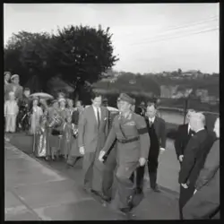 Kong Olav på besøk 19/9 1958
Union bruk
Utenfor administrasj