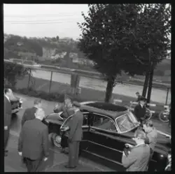 Kong Olav på besøk 19/9 1958
Union bruk
Avreise fra administ