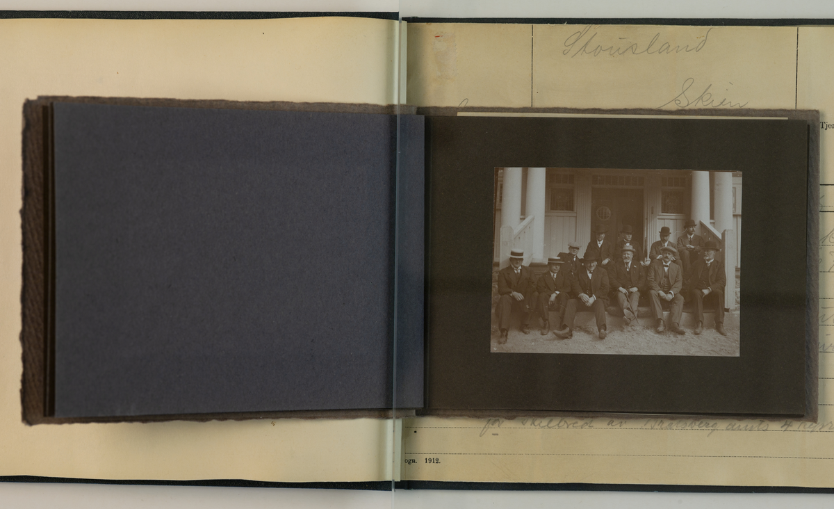 Fotografier av konsul Carl Stousland (1860 - 1941) på forretningsreise i Rjukan 1913