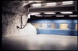 Fridhemsplans tunnelbanestation år 1977