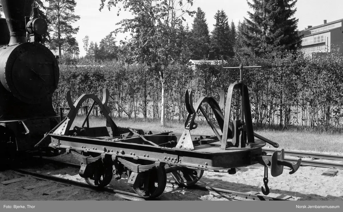Understillinig fra tippvogn fra Sulitjelmabanen, senere Urskog ...