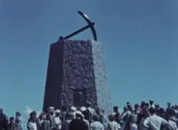 Invigning av Johan Ankers minnesmonument