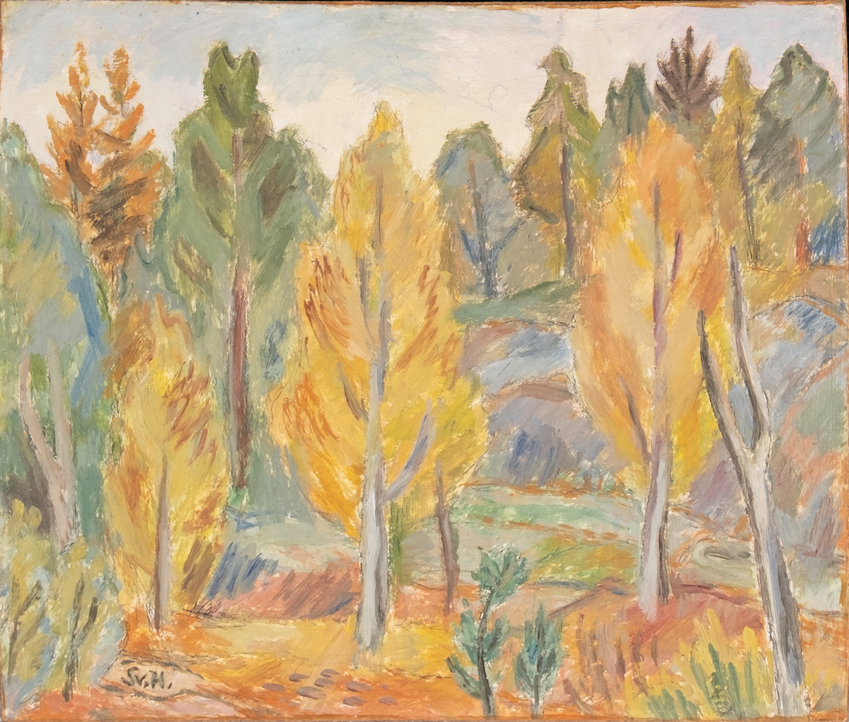 Tidlig høst [Oljemaleri]