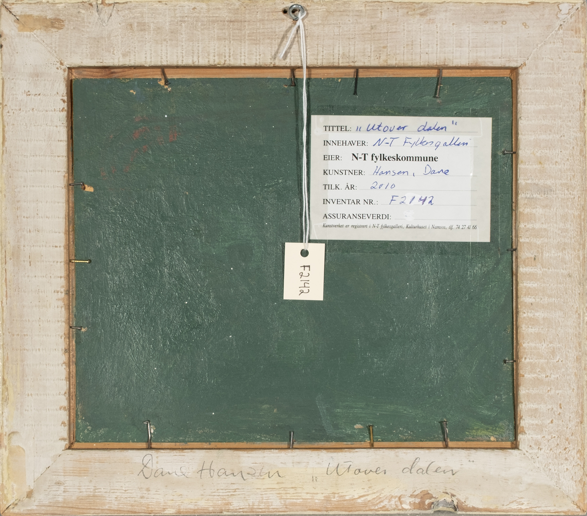 Utover dalen [Oljemaleri]