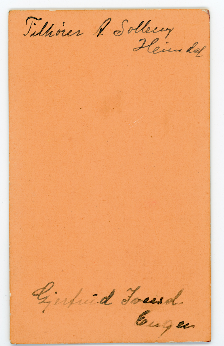 Portrett av eldre kvinne