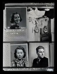 Repro avfotografering:
Bilde 1: en kvinne. Skrevet på bilde: