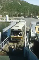Buss på ferge Bognes - Skarberget  Nordland