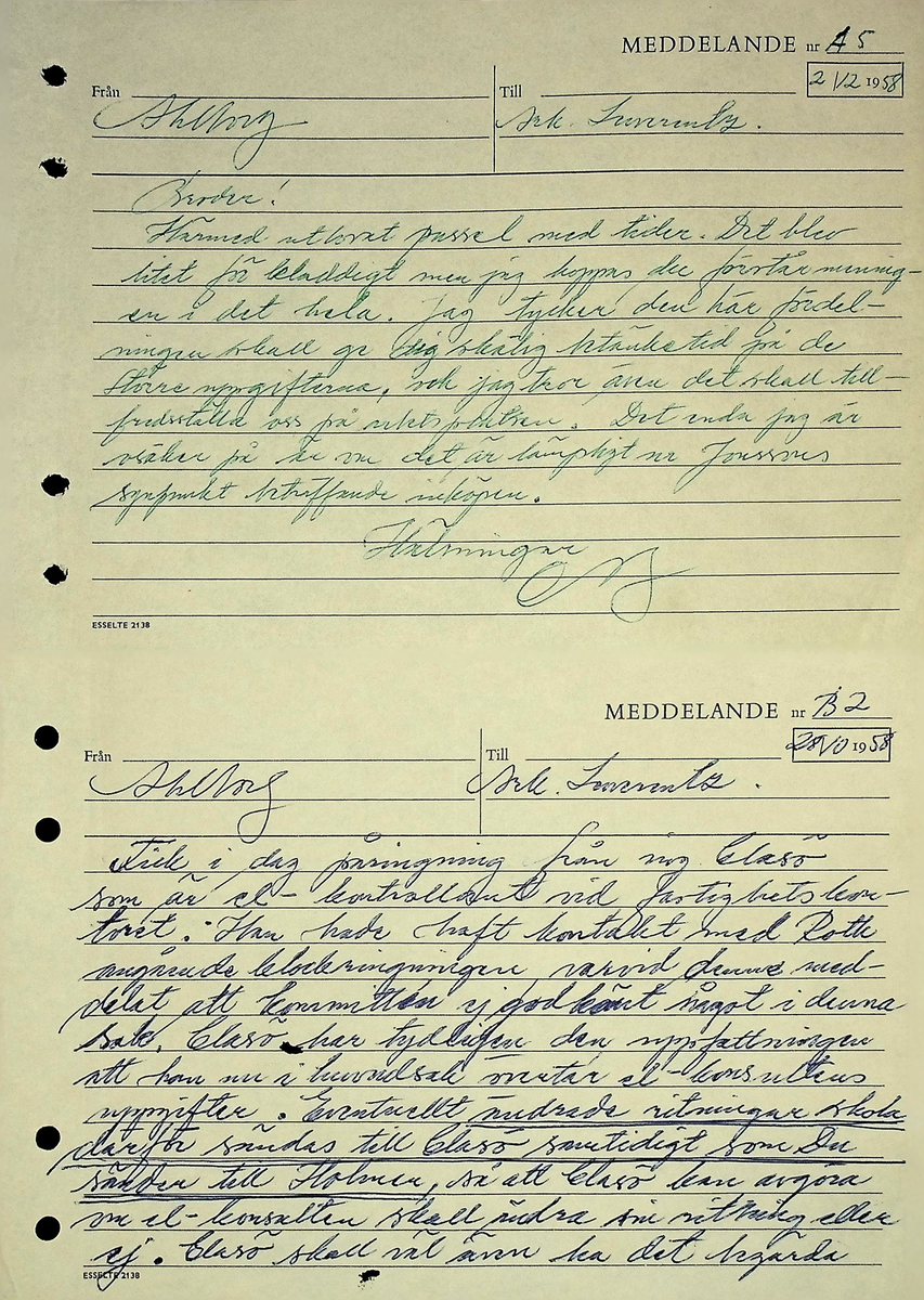 Korrespondens
Markuskyrkan