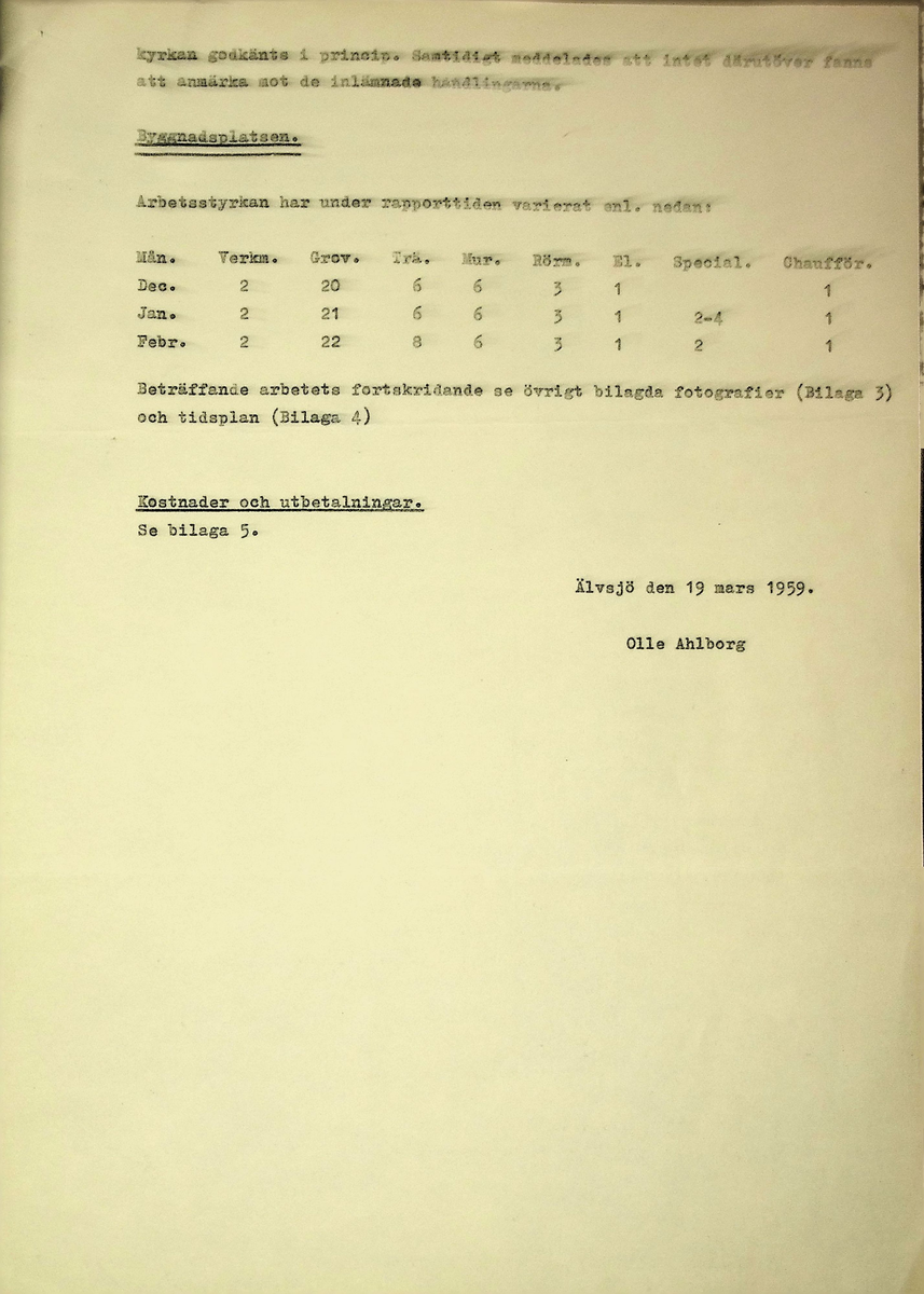 Korrespondens
Markuskyrkan