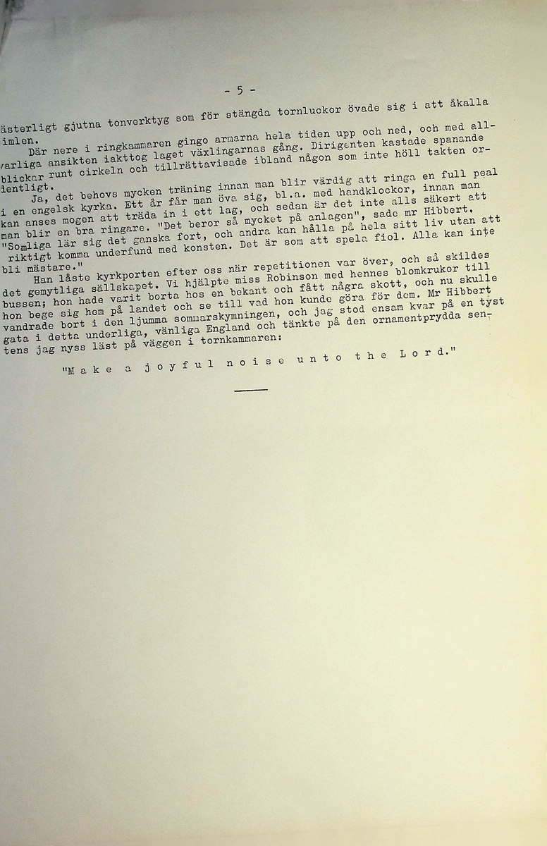 Korrespondens
Markuskyrkan