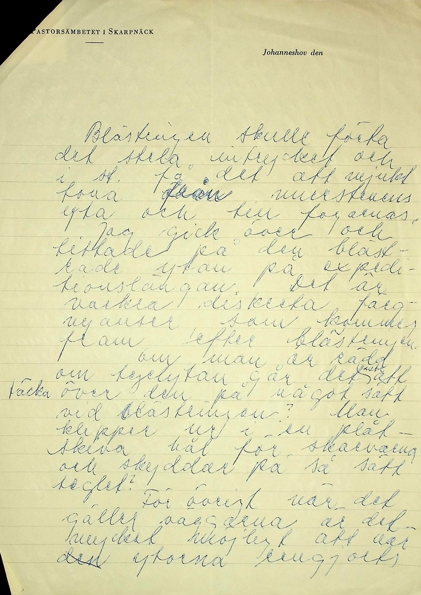 Korrespondens
Markuskyrkan