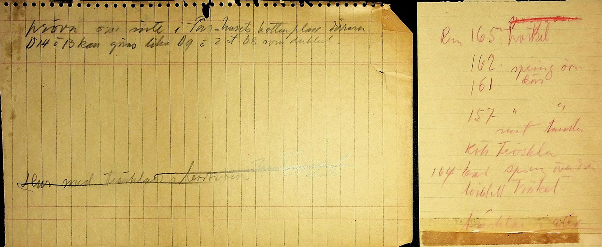 Snickeriförteckning
Markuskyrkan