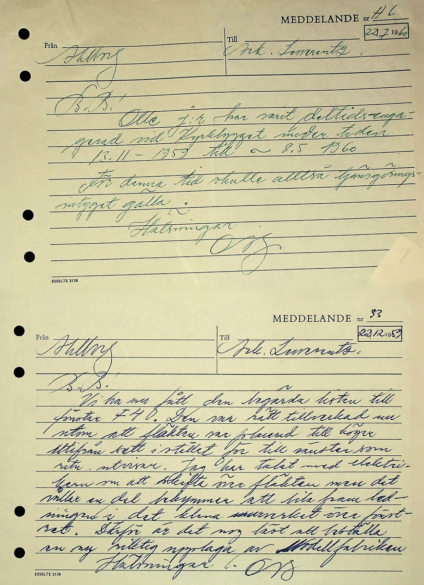 Korrespondens
Markuskyrkan