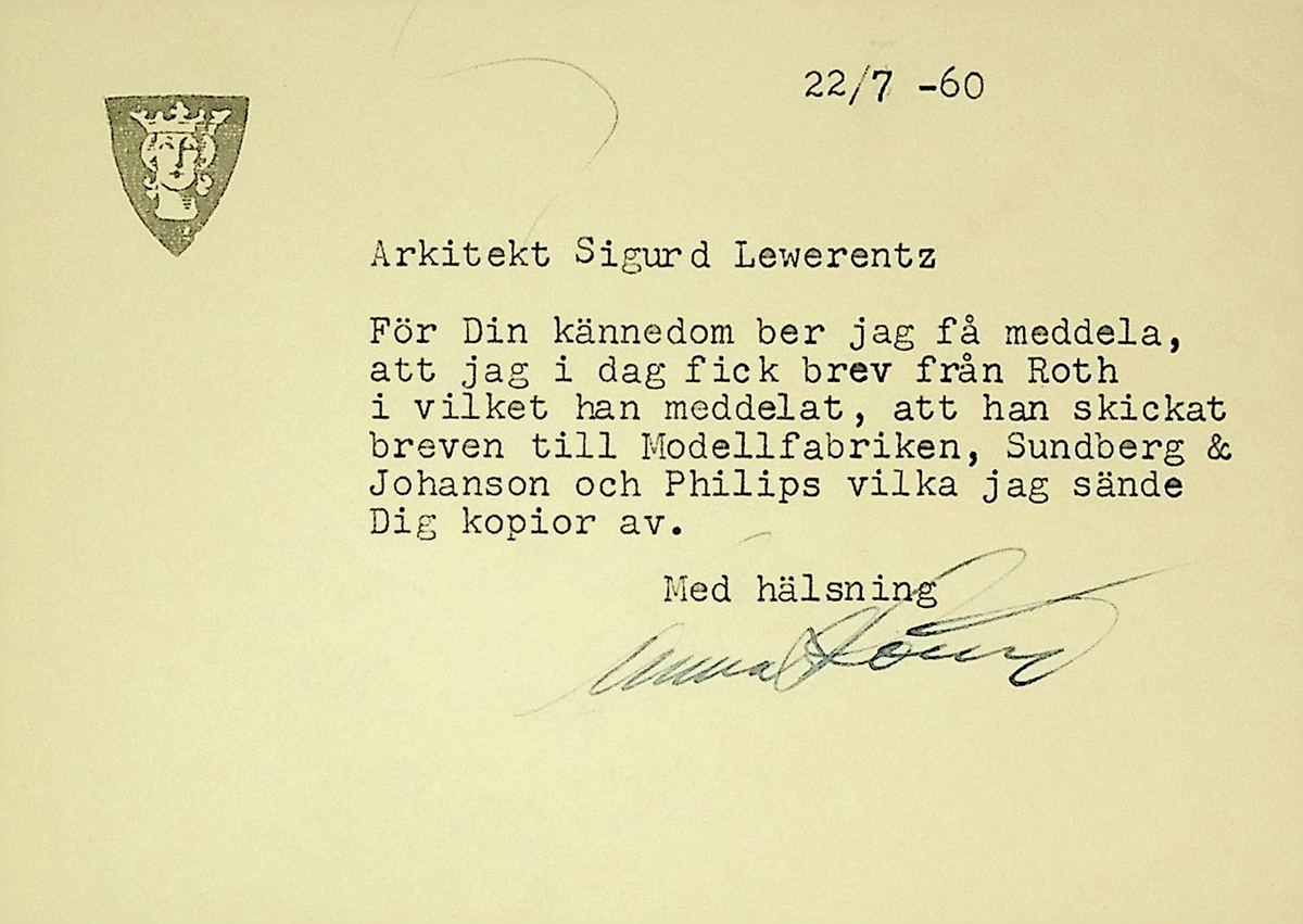 Korrespondens
Markuskyrkan