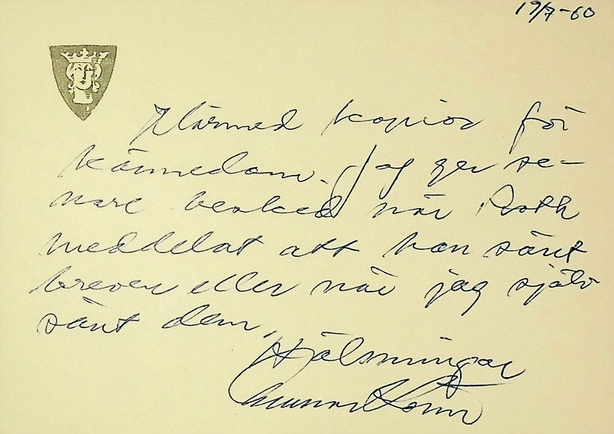 Korrespondens
Markuskyrkan