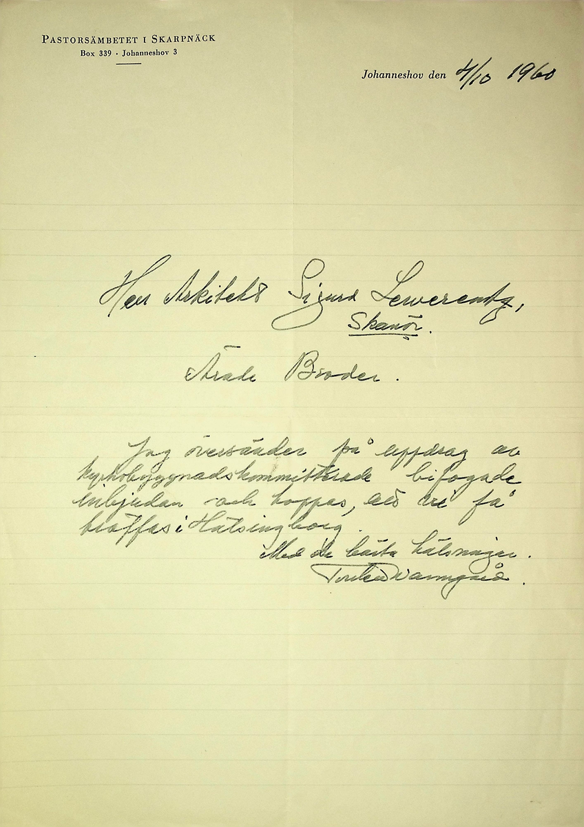 Korrespondens
Markuskyrkan