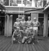 Simningen, 16/8 1942. 
Vattenpololag.