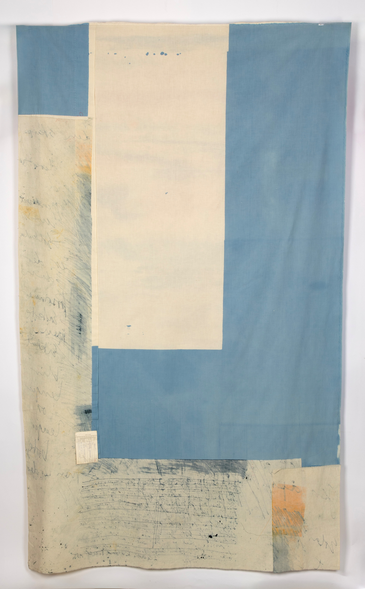 Brevets tekst: "Hei! Livet er pokker ta meg til å holde ut. det er den draumen me ber på at noko vidunderlig skal skje at tid skal opna seg at kjelder skal springa at draumen skal opne seg at me ein morgonstund skal glida inn på ein veg me ikkje har visst om. M.H. Wenche Kvalstad Eckhoff/85"