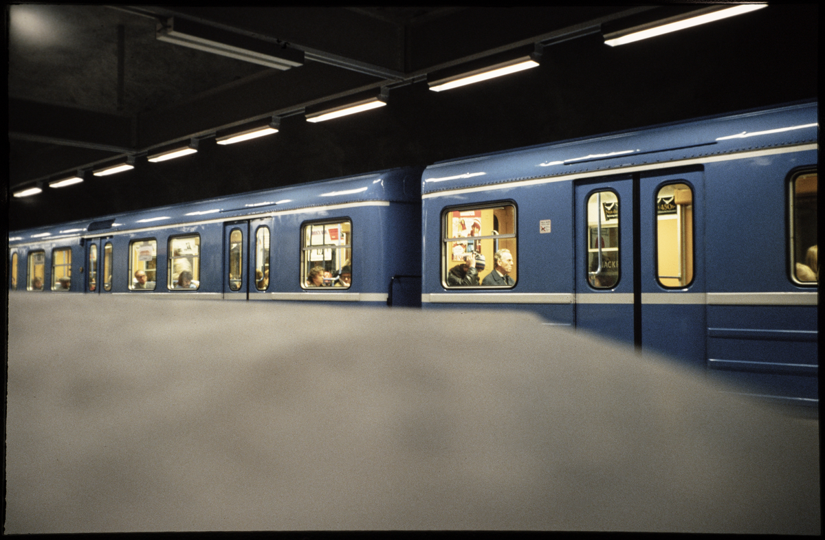 Näckrosens tunnelbanestation år 1978