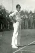 Davis-cup matchen Frankrike - Sverige med Henri Cochet i Stockholm 1926.