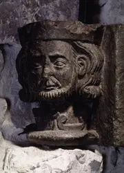 Kronet hode i Oslo Bymuseums utstilling.