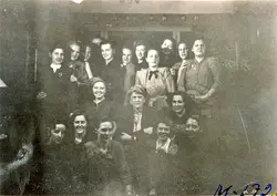 Fröken Anna Bodins skolklass från 1930. Detta är ett jubileu