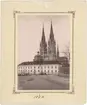 Gustavianum och Uppsala domkyrka 1891