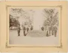Avtäckningen av minnesstenen, Polacksbacken, Uppsala 1892