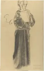 Evangelisten Lukas [Tegning]