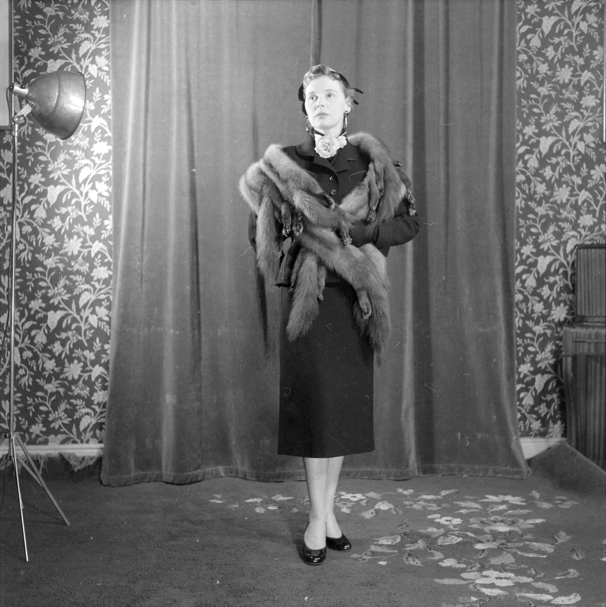 Mannequinoppvisning. Dameklær