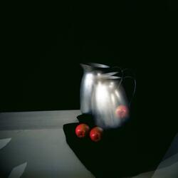 Eple og mugge [Fotografi]