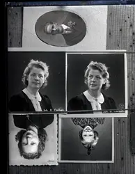 Repro avfotografering.
Bilde 1 og 2: en kvinne, fotograf Joh