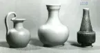 Vaser från Bo Fajans, omkring 1900-talets mitt.