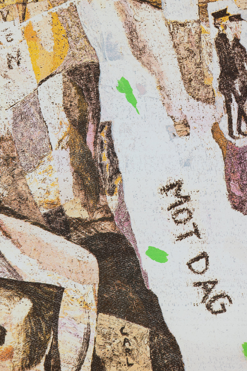 En collage av mennesker og skrift og andre motiv