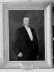 Tavla föreställande A.G Svedelius, affärsdisponent för Uddeholms aktiebolag 1881-1850.
