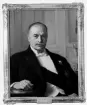 Tavla föreställande kabinettskammarherre AUG. Herlenius, egendomsdisponent 1911-1913, verkställande direktör 1914-1928.