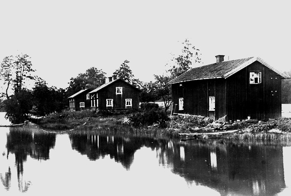 Arbetarbostäder i Bjurbäcken.