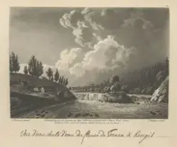 Kengis ved Torneälven, Nordbotten i Sverige [Grafikk]