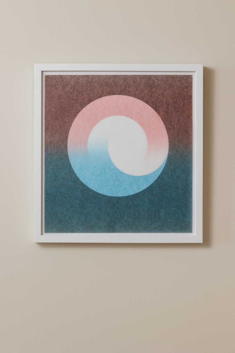 En sirkel med to halvsirkler inni