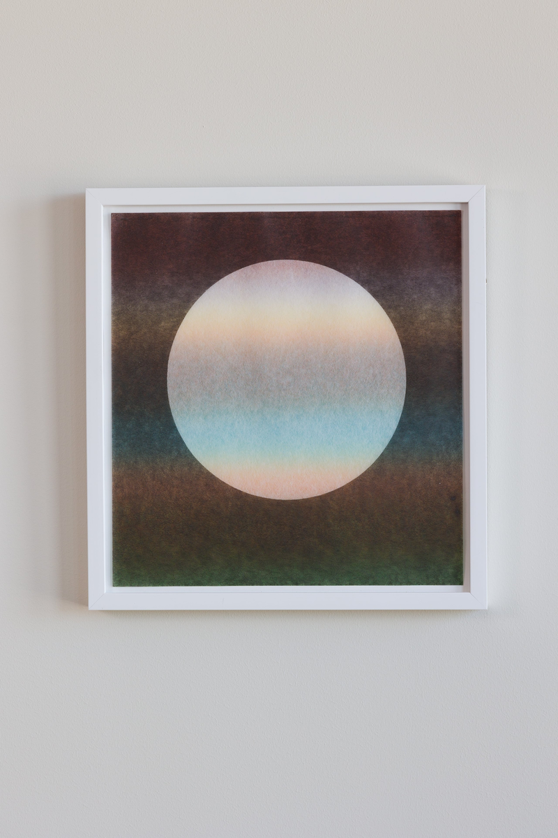 En sirkel med forskjellige fargefelt