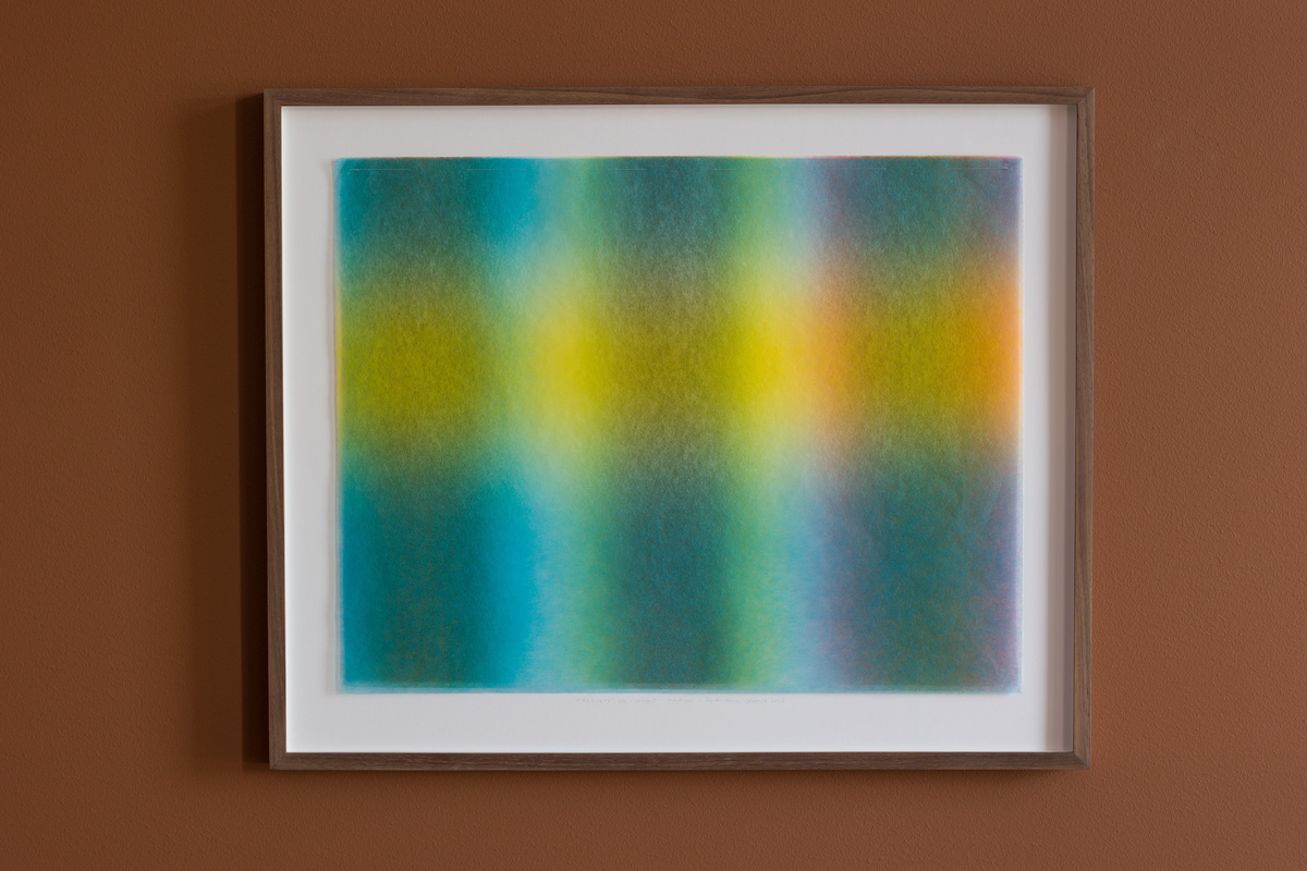 Vertikale og horisontale fargefelt som møtes