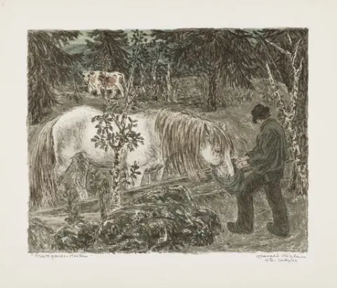 Prestegårdskviten [Litografi]