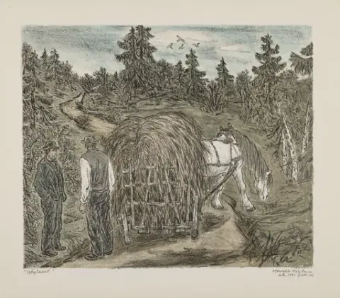 Høylasset [Litografi]